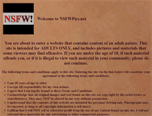 Tablet Screenshot of nsfwpics.net